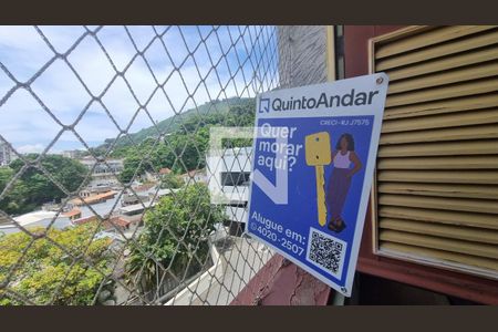 Sala Placa de apartamento para alugar com 1 quarto, 94m² em Tijuca, Rio de Janeiro