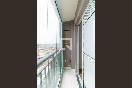 Varanda da Sala de apartamento para alugar com 1 quarto, 28m² em Vila Tolstoi, São Paulo