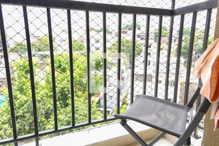 Varanda da Sala de apartamento para alugar com 2 quartos, 52m² em Del Castilho, Rio de Janeiro