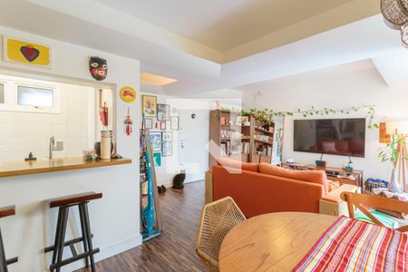 Sala de apartamento à venda com 1 quarto, 60m² em Moema, São Paulo