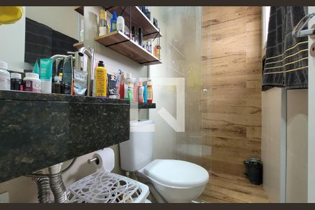 Banheiro da suíte de apartamento à venda com 4 quartos, 142m² em Santa Maria, Santo André