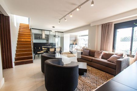 Sala de apartamento à venda com 3 quartos, 233m² em Vila Monumento, São Paulo
