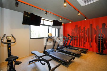 Área Comum - Academia de kitnet/studio para alugar com 1 quarto, 25m² em Pinheiros, São Paulo