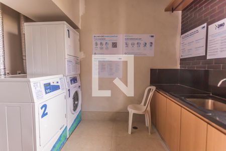 Studio para alugar com 22m², 1 quarto e sem vagaLounge- Lavandeiria coletiva