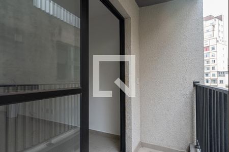 Varanda da Sala/Quarto de kitnet/studio à venda com 1 quarto, 20m² em Bela Vista, São Paulo