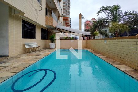 Área comum - Piscina de apartamento para alugar com 1 quarto, 60m² em Vila Tupi, Praia Grande