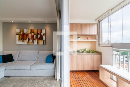 Sala de apartamento para alugar com 3 quartos, 100m² em Vila Campestre, São Paulo