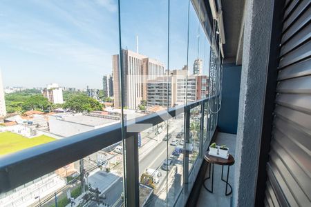 Apartamento à venda com 96m², 1 quarto e 2 vagasVaranda do quarto