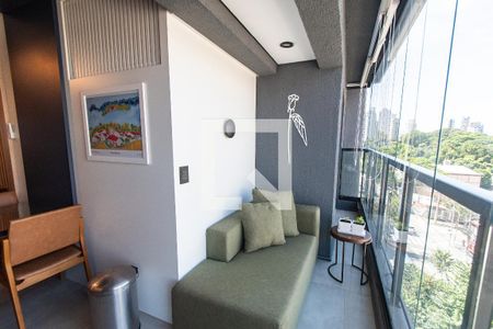 Apartamento à venda com 96m², 1 quarto e 2 vagasVaranda/área de serviço