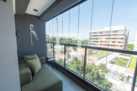 Apartamento à venda com 96m², 1 quarto e 2 vagasVaranda/área de serviço