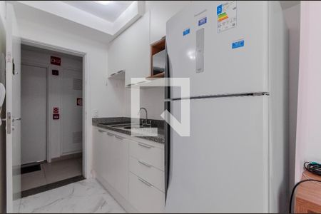 Cozinha de kitnet/studio para alugar com 1 quarto, 21m² em Vila Mariana, São Paulo