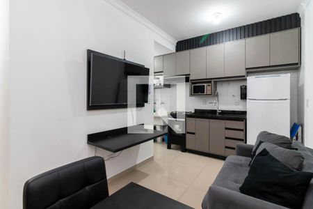 Sala de apartamento para alugar com 1 quarto, 37m² em Chora Menino, São Paulo