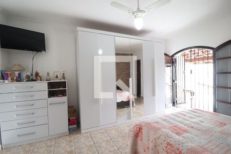Quarto 1 suíte de casa à venda com 2 quartos, 140m² em Vila Bela Vista, Santo André