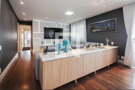 Sala de apartamento à venda com 3 quartos, 180m² em Nova Petrópolis, São Bernardo do Campo