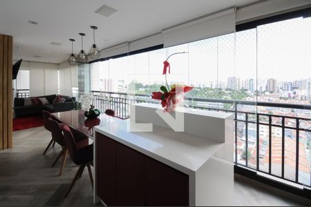 Varanda gourmet de apartamento à venda com 3 quartos, 180m² em Nova Petrópolis, São Bernardo do Campo