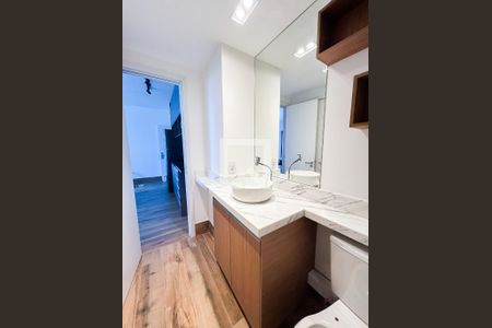 Banheiro de apartamento para alugar com 1 quarto, 44m² em Santo Amaro, São Paulo