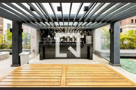 Studio para alugar com 40m², 1 quarto e 1 vaga Studio para alugar com 40m², 1 quarto e 1 vagaÁrea comum - Churrasqueira