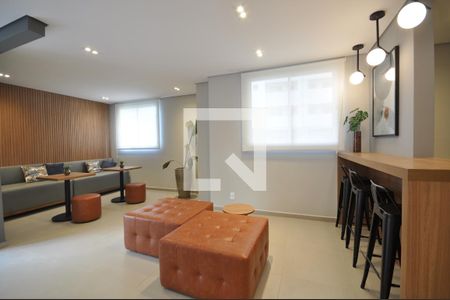 Apartamento para alugar com 43m², 2 quartos e 1 vagaÁrea comum - Salão de festas