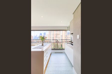Varanda Gourmet de apartamento à venda com 3 quartos, 113m² em Santo Amaro, São Paulo