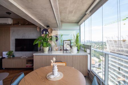 Varanda da Sala de apartamento à venda com 2 quartos, 62m² em Butantã, São Paulo