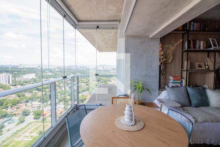 Varanda da Sala de apartamento à venda com 2 quartos, 62m² em Butantã, São Paulo