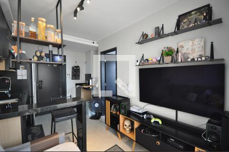 Sala de apartamento para alugar com 1 quarto, 29m² em Parque Vitoria, São Paulo
