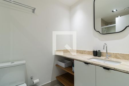 Apartamento à venda com 60m², 1 quarto e sem vagaBanheiro da Suíte