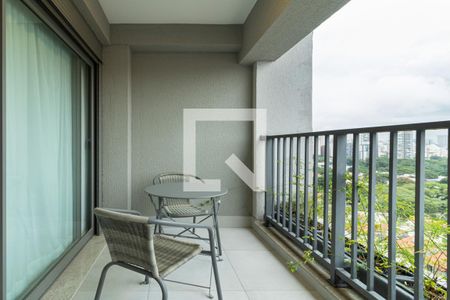 Apartamento à venda com 60m², 1 quarto e sem vagaVaranda do quarto