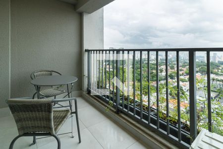 Apartamento à venda com 60m², 1 quarto e sem vagaVaranda do quarto