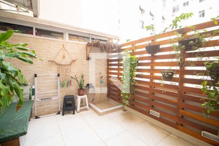 Varanda da Sala de apartamento à venda com 1 quarto, 61m² em Copacabana, Rio de Janeiro