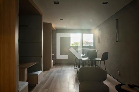 Studio à venda com 28m², 1 quarto e sem vagaÁrea comum - Coworking