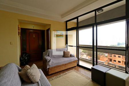 Sala de apartamento à venda com 3 quartos, 130m² em Vila Assunção, Santo André