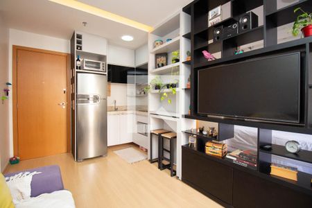 Sala de apartamento para alugar com 1 quarto, 32m² em Zona Industrial (guará), Brasília