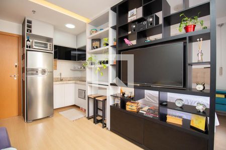 Sala de apartamento para alugar com 1 quarto, 32m² em Zona Industrial (guará), Brasília