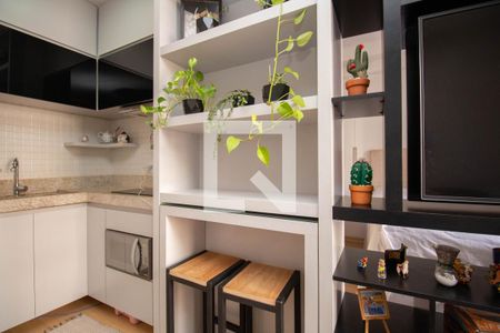 Sala de apartamento para alugar com 1 quarto, 32m² em Zona Industrial (guará), Brasília