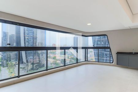 Varanda Gourmet de apartamento à venda com 3 quartos, 134m² em Chácara Santo Antônio (zona Sul), São Paulo