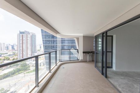 Varanda de apartamento à venda com 3 quartos, 134m² em Chácara Santo Antônio (zona Sul), São Paulo