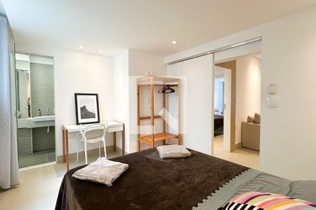 Suíte 01 de apartamento à venda com 2 quartos, 78m² em Leblon, Rio de Janeiro