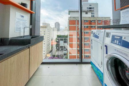 Studio à venda com 27m², 1 quarto e sem vagaLavanderia