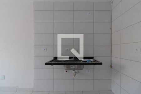 Sala/Cozinha de apartamento à venda com 2 quartos, 39m² em Vila Guilhermina, São Paulo