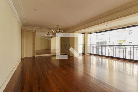 Sala de apartamento à venda com 3 quartos, 137m² em Moema, São Paulo