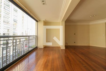 Varanda da Sala de apartamento à venda com 3 quartos, 137m² em Moema, São Paulo