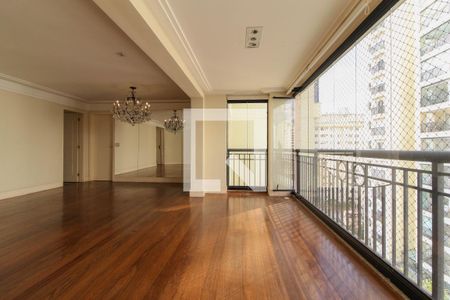 Varanda da Sala de apartamento à venda com 3 quartos, 137m² em Moema, São Paulo