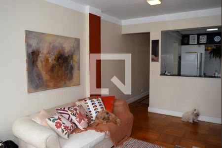 Sala de estar de apartamento à venda com 3 quartos, 110m² em Pinheiros, São Paulo