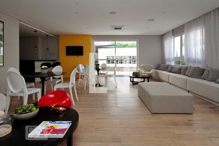 Studio à venda com 46m², 1 quarto e 1 vagaSalão de Festas