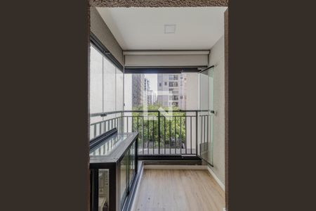 Varanda de kitnet/studio para alugar com 1 quarto, 25m² em Santa Cecilia, São Paulo