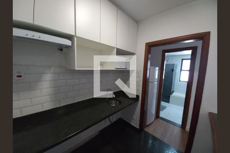 Cozinha de kitnet/studio para alugar com 1 quarto, 36m² em , São Vicente