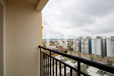 Varanda da sala de apartamento à venda com 2 quartos, 51m² em Jardim Jamaica, Santo André
