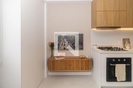 Sala/Cozinha de apartamento à venda com 1 quarto, 38m² em Vila Mariana, São Paulo