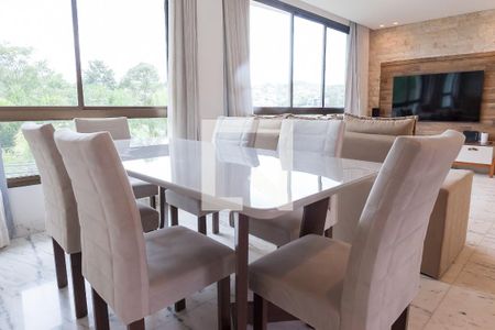 Sala de Jantar de apartamento para alugar com 3 quartos, 217m² em Vale dos Cristais, Nova Lima